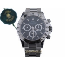 Rolex Daytona nero ref. 116520 full set bracciale nuovo con adesivi